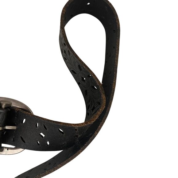 Fossil Belt Women's One Size Adjustable Silver Buckle - Picture 8 of 8